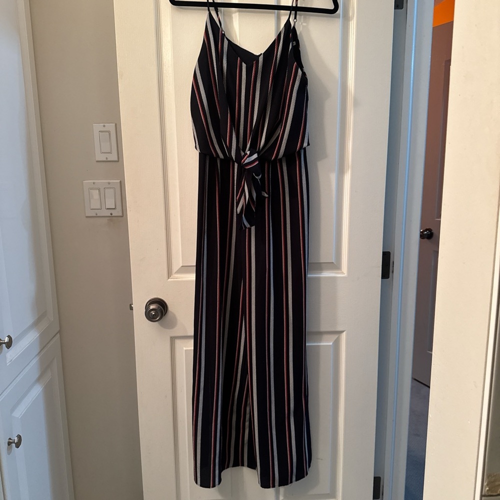Striped Sleeveless Maxi Dress